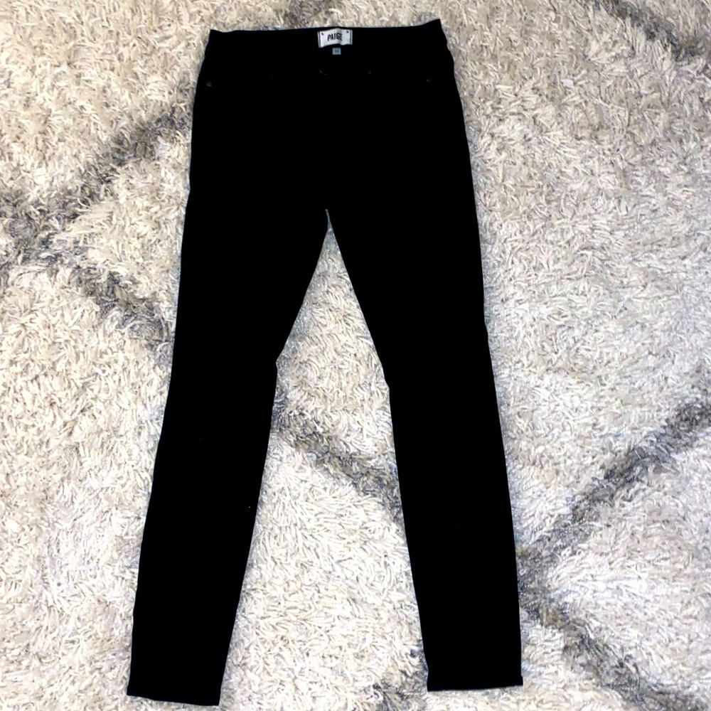 Paige Black ripped Jeans Ultra Ultra skinny